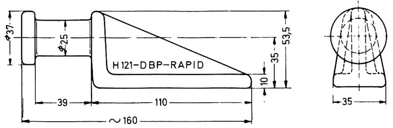 Pendelzapfen Rapid H121