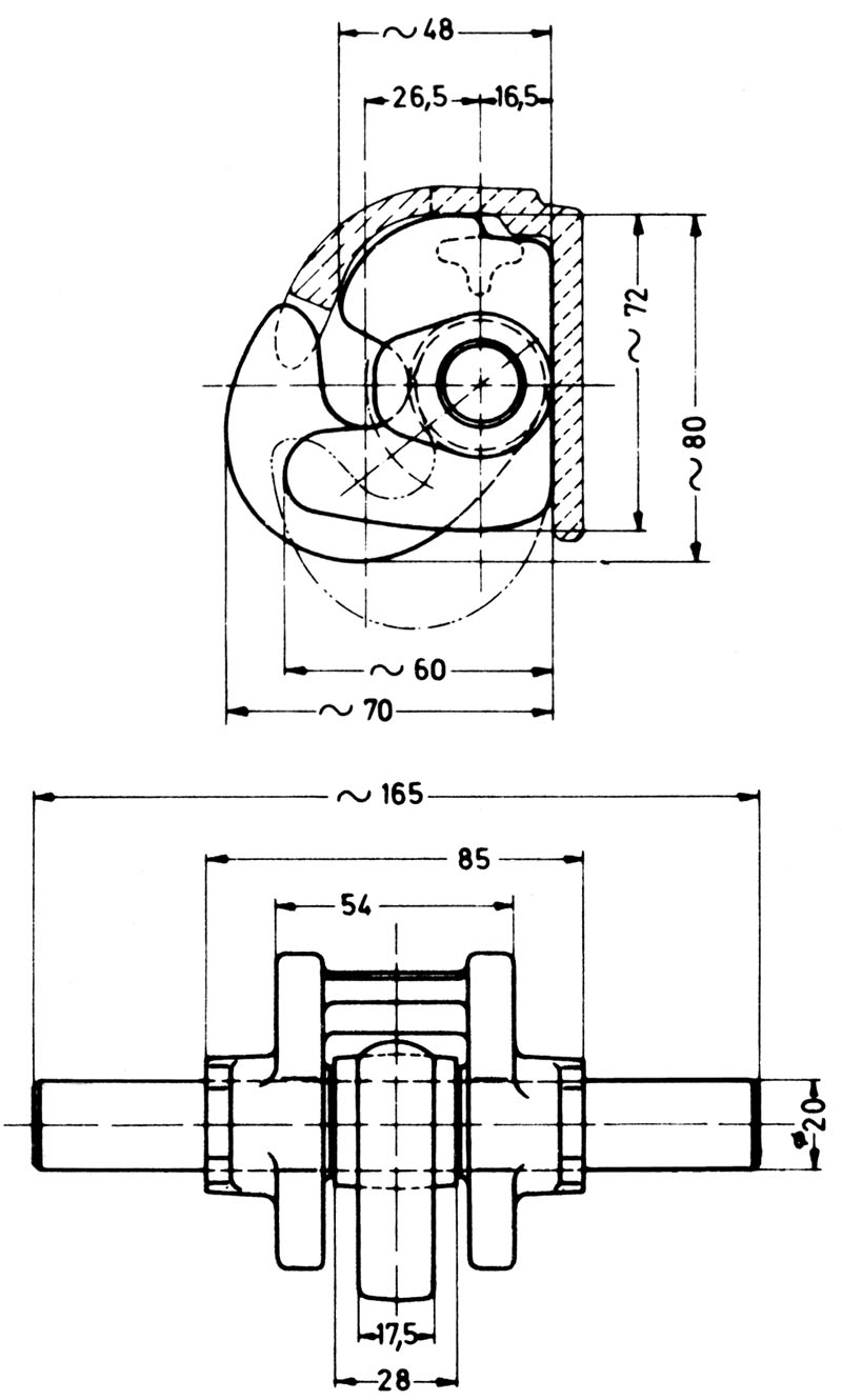 Lager Rapid H119E mit Schließhaken