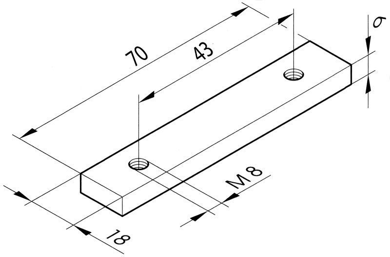 Gewindeplatte Rapid H871KL