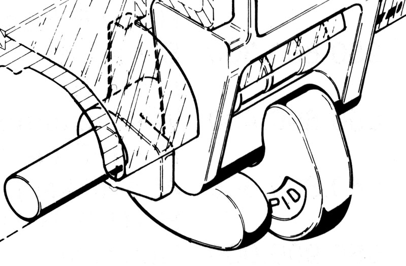 Lager Rapid H119E mit Schließhaken